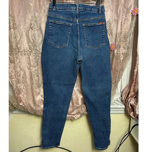 Vintage Jordache High Rise Slim Fit Denim Jeans Size 10 16-1835-P5 H133 - Picture 2 of 13